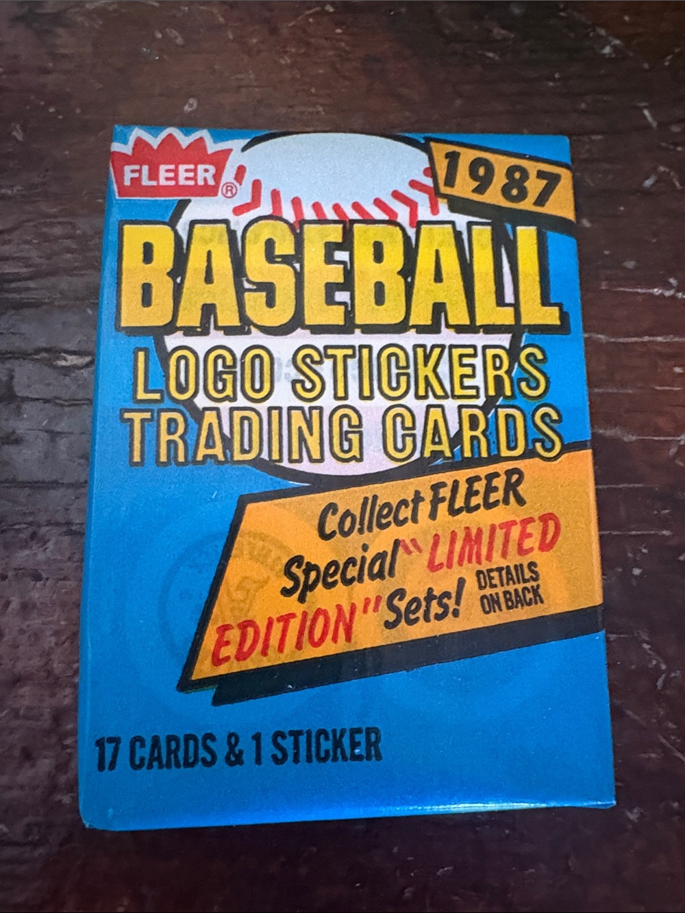 1987 Fleer Wax Box 36 Count Vintage Baseball Cards - Picture 8 of 9